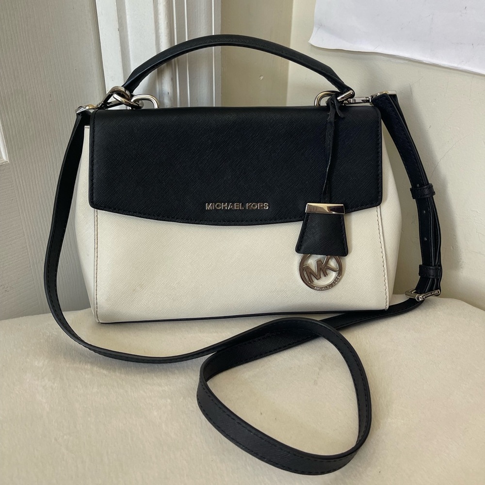 Michael Kors Ava Small Saffiano Leather Bag